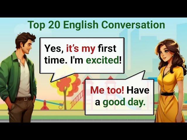 Best 20 Daily English Conversations | Learn English | English Speaking Practice