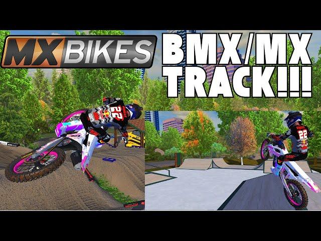 THIS SUPERCROSS TRACK HAS A BMX PARK (CRAZY TRANSFERS)!!!