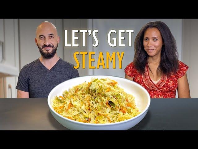 Jamaican Steam Cabbage | Healthy Sides | Starts With Kitchen