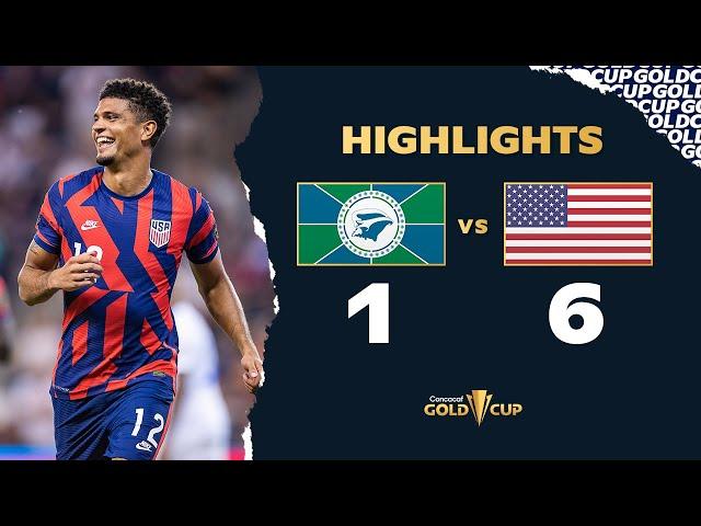 Highlights: Martinique 1-6 USA - Gold Cup 2021