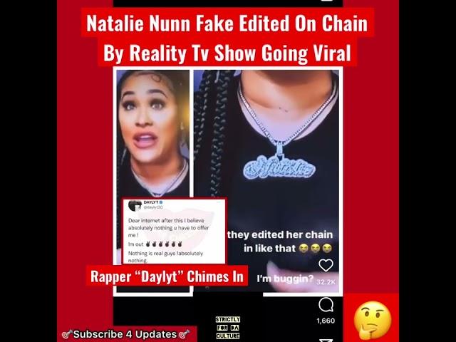 Natalie Nunn Fake Edited On Chain By Reality Tv Show Going Viral  #trending #viral #jewelry