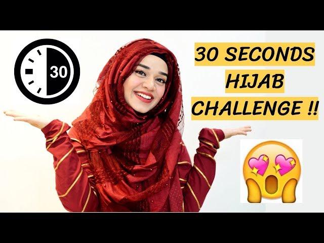 I TOOK THE 30 SECONDS HIJAB CHALLENGE !! | Ramsha Sultan