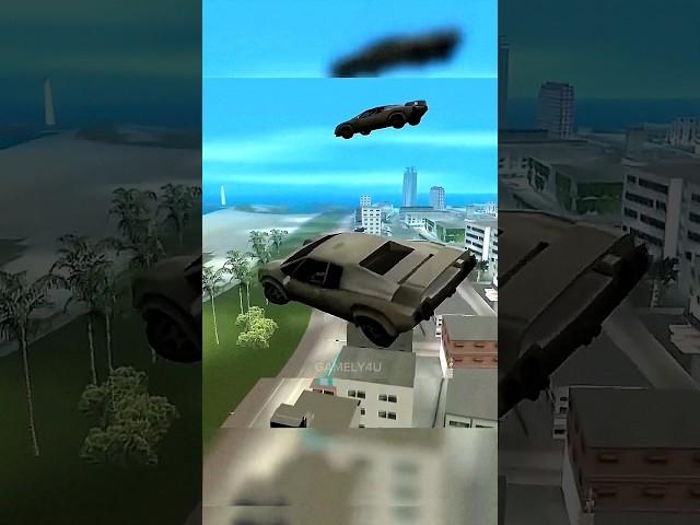 Tommy Car Stunt In GTA VICE CITY #gta #gtavicecity #shorts