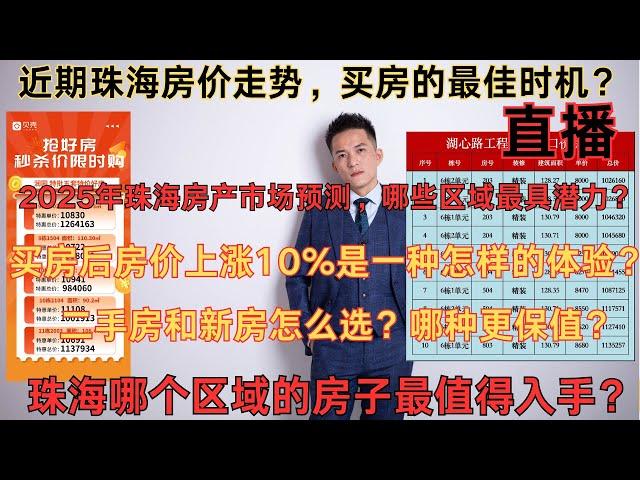 近期珠海房价走势，买房的最佳时机？2024年珠海房产市场预测，哪些区域最具潜力？买房后房价上涨10%是一种怎样的体验？二手房和新房怎么选？哪种更保值？珠海哪个区域的房子最值得入手？