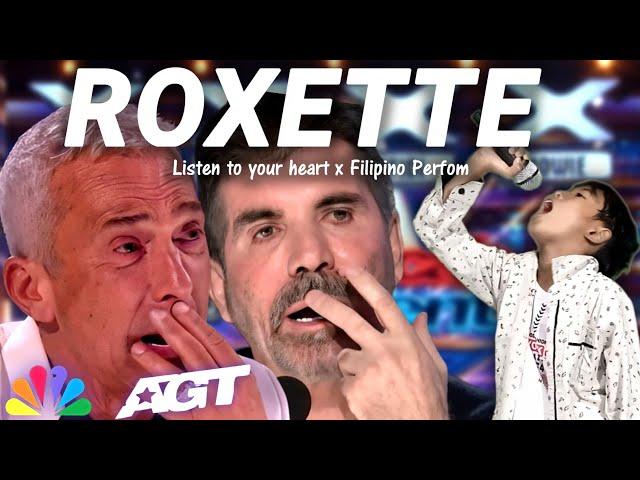 Golden Buzzer: a very extraordinary performance by this child singing the song Roxette | AGT 2024