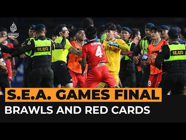 Brawls and red cards in chaotic SEA Games football final | Al Jazeera Newsfeed