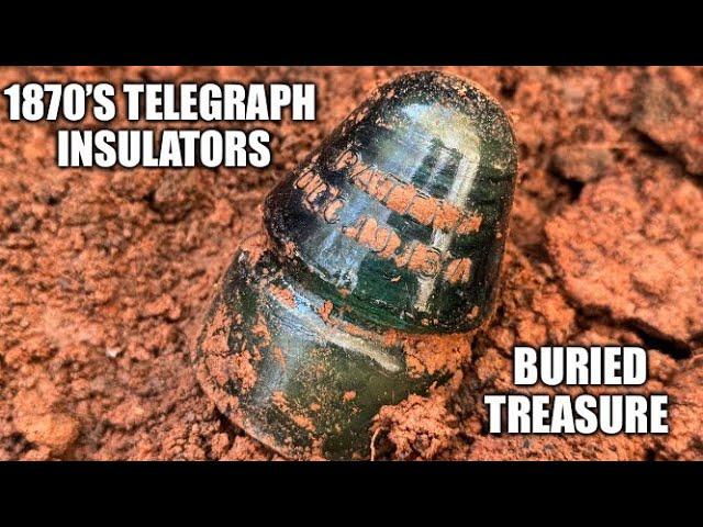 Georgia RR Insulator Hunt for 1870’s Telegraph insulators