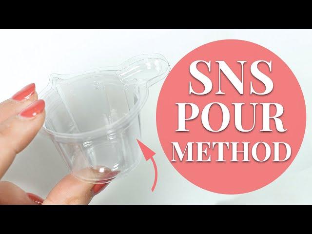 SNS Pour Method | How To use SNS Without Dipping | Using SNS With Multiple Clients