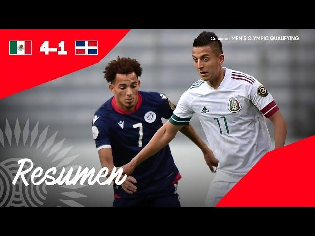 Concacaf Men's Olympic Qualifying: México v República Dominicana | Resumen