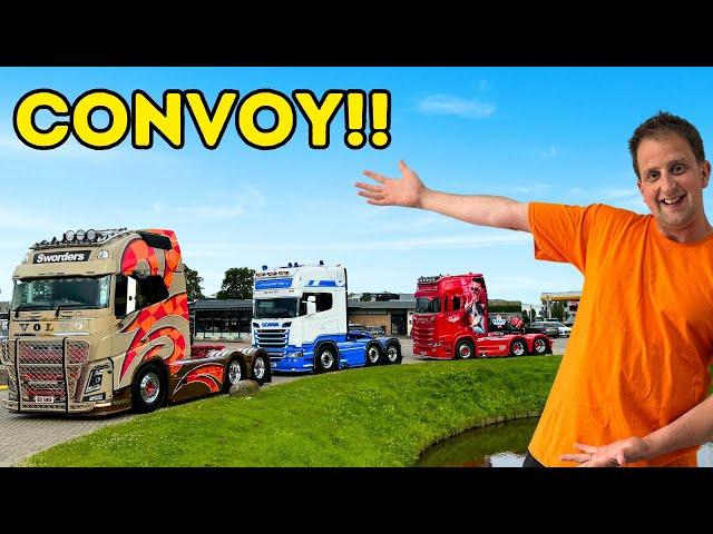 CONVOY TO TRUCKSTAR ASSEN | THE BEST TRUCKSHOW IN EUROPE | PT1 | #truckertim