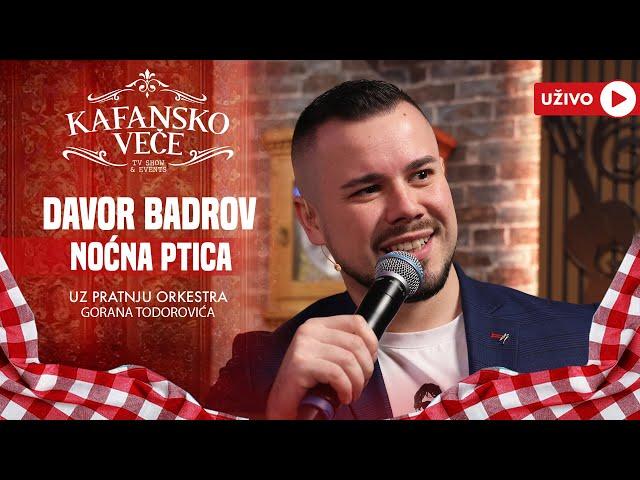 DAVOR BADROV - NOCNA PTICA | UZIVO | (ORK.GORAN TODOROVIC) | 2024 | KAFANSKO VECE