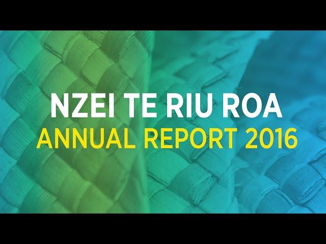 NZEI TE RIU ROA ANNUAL REPORT 2016