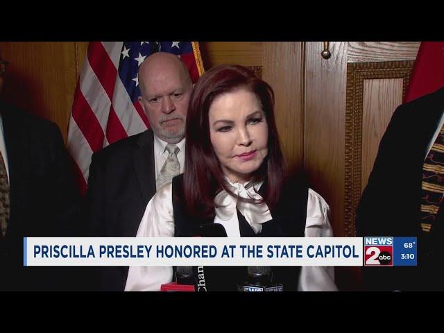 Priscilla Presley honored at TN State Capitol