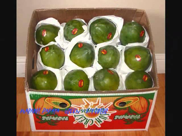 Sun Crest "Maradol" and "Sensation" Papayas from Fresh Tex Produce