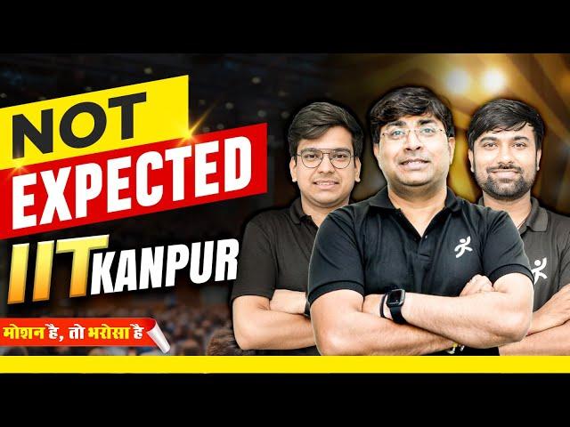 BREAKING NEWS | NOT EXPECTED FROM IIT KANPUR | JEE 2025 | MOTION ONLINE #ntaupdate #nta #ntanews