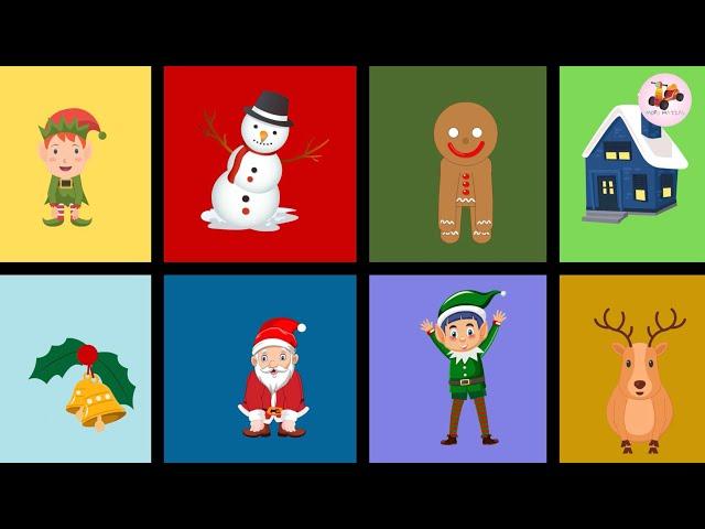 Head, Shoulder, Knees, and Toes, Christmas Song  | Mopo Matias | Nursery Rhymes | Christmas