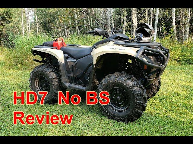 24hr no BS Honest Review Can am Outlander PRO HD7 ATV