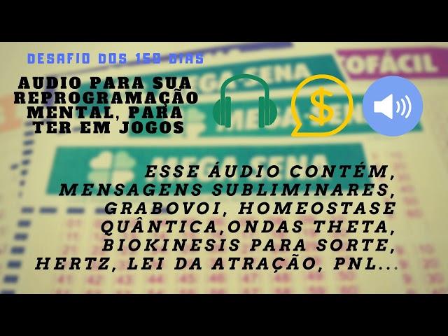 AUDIO PARA SORTE, JOGOS, MEGASENA COM MSG SUBLIMINARES GRABOVOI LEI DA ATRAÇÃO PNL HIPNOSE QUANTICA