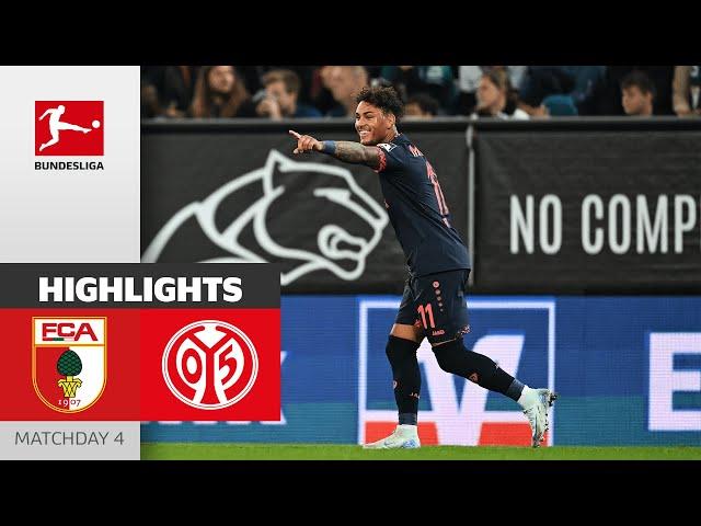 Various Goals On Both Sides! | FC Augsburg - 1. FSV Mainz 05 2-3 | Highlights | MD 4 – Bundesliga