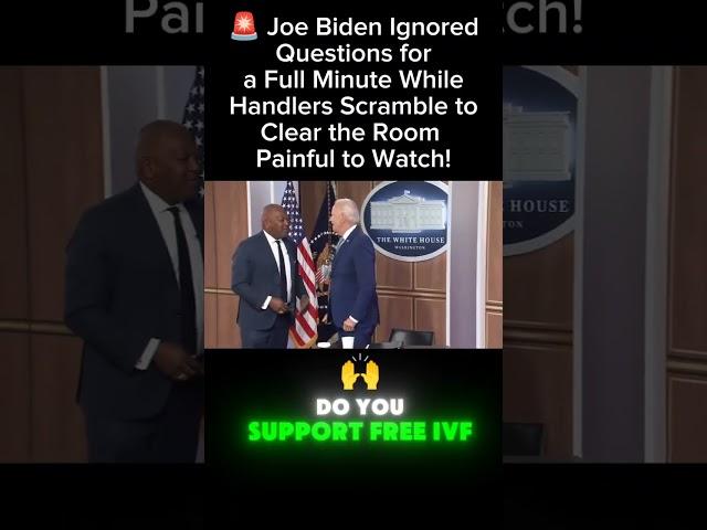 Biden Ignores Questions as Handlers Panic—Painful to Watch!