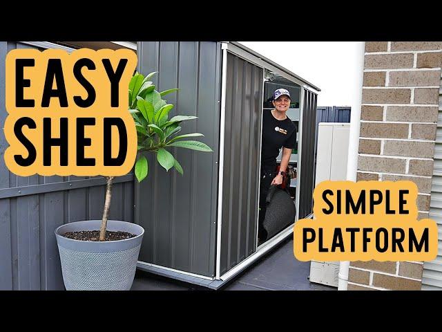 DIY | EASY Shed - not so easy to Build. On a simple platform