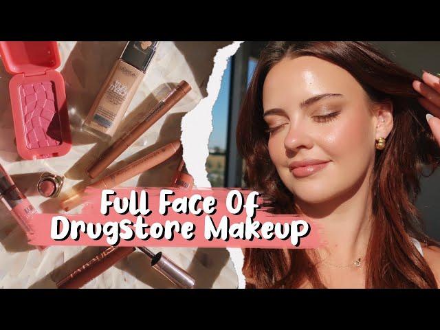 Full Face Of Drugstore Makeup! So many fails :( | Julia Adams