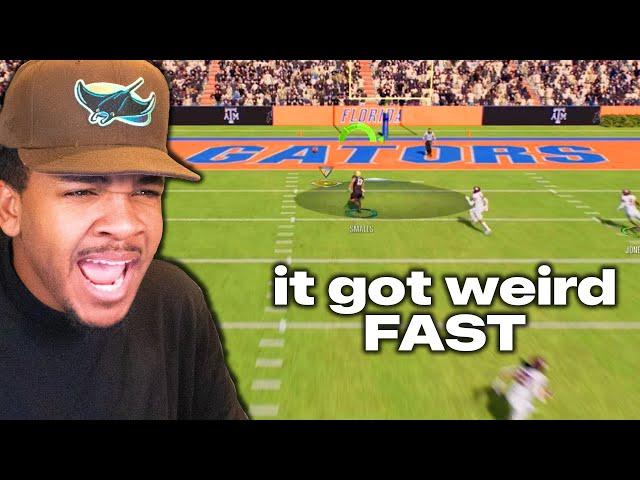 No joke, the most disrespectful trash talker I've ever played... | CFB25 Gameplay