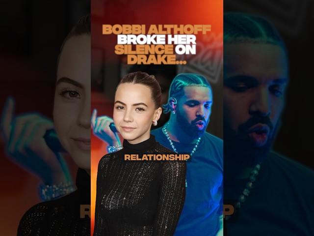 Bobbi Althoff FINALLY Breaks Her Silence on Drake Relationship‼️ #shorts #drake #bobbialthoff