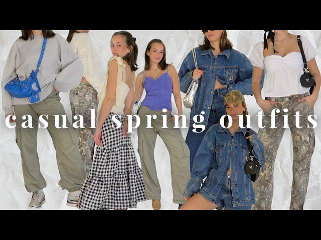 casual spring outfits 2022 | spring look book