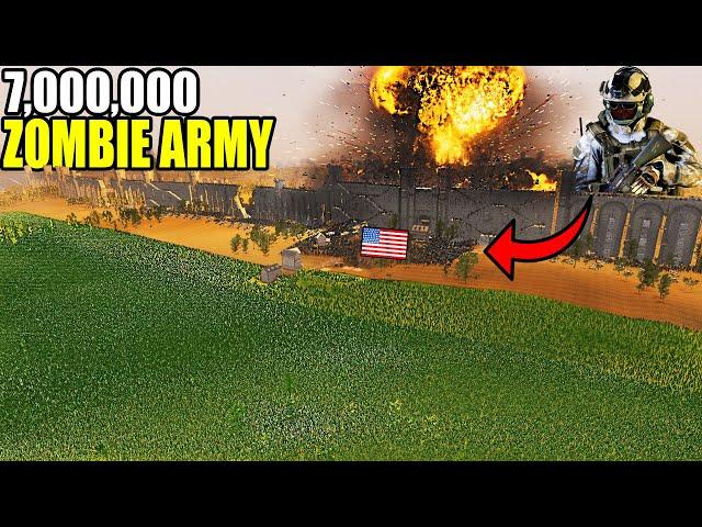 Can 100,000 US ARMY Hold BLACK FORTRESS GATES vs 7,000,000 DEMON ARMY?! - UEBS 2: Wall Defense