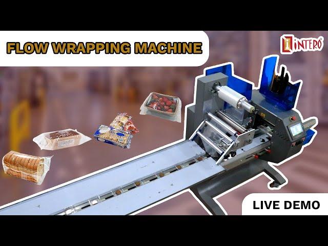 Flow Wrapping Machine | Perfect Packaging for Biscuits, Ice Cream, Nuts, Chocolates | Coimbatore