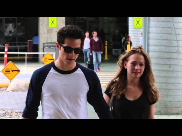 Dylan O'brien and Britt Robertson