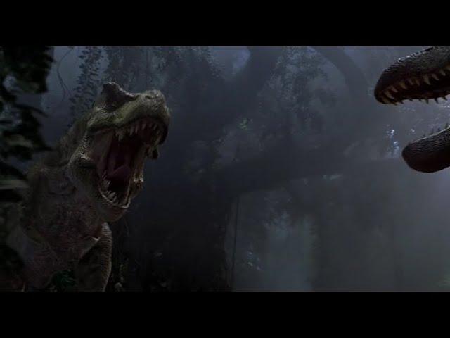 T-Rex Vs Spanisorus From Jurrassic Park III