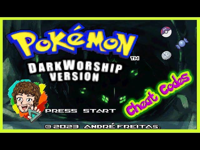 All Cheat Codes for Pokémon Dark Worship 2023 - master ball rare candy bottle cap unlimited money xp