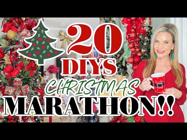 20 DIYS CHRISTMAS MARATHON DECORATING + CRAFTING! I Love Christmas ep 23 Olivias Romantic Home DIY