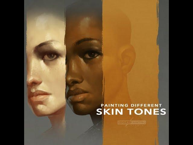 Concept Art Tutorial: Painting Different Skin Tones with Digital Art
