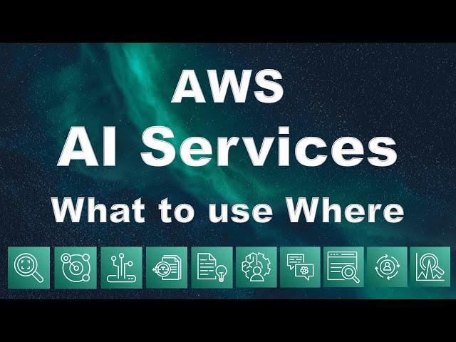 Artificial Intelligence (AI) and Machine Learning (ML) Services on AWS