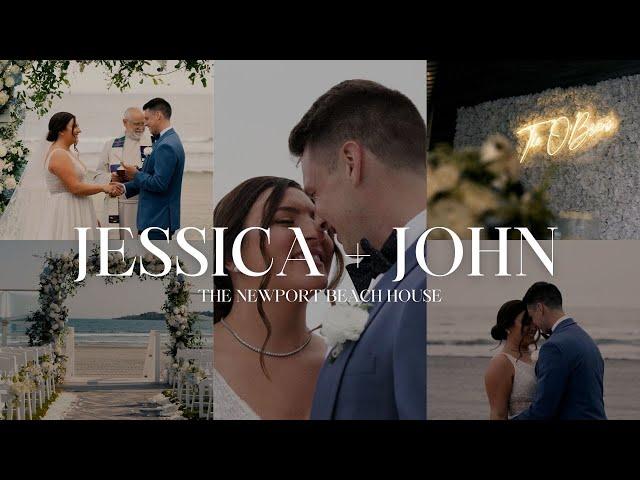 Newport Dreams: Jessica & John’s Beachfront Wedding at Newport Beach House | Wedding Videographer