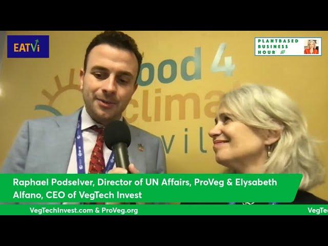 Raphael Podselver of ProVeg International Highlights the Food Advancements at COP28