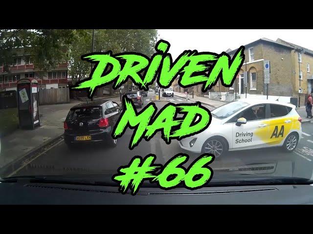 DrivenMad - London Dashcam #66 - Learner Driver, Flat Tyre and Pull Outs