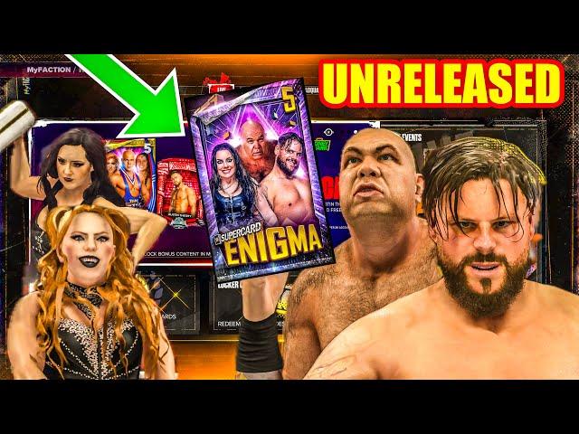 Using EVERY “Enigma” card In WWE2K24 My Faction