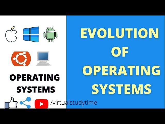 EVOLUTION OF OS|TYPES OF OS|virtualstudytime