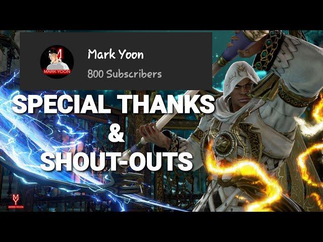 Thanks to the Yoon-Fam & Special Shout-Outs!