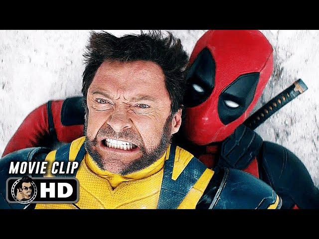 Deadpool Vs Wolverine - First Fight Scene | DEADPOOL & WOLVERINE (2024) Movie CLIP HD