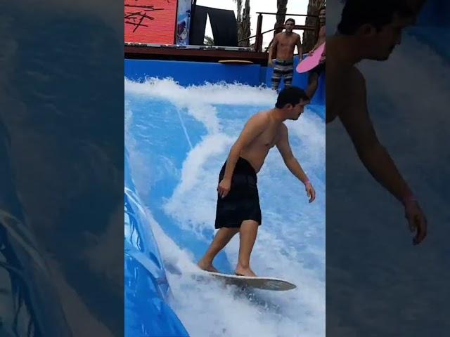 Nick Pro Flowboarder FlowRider Double Surf Machine - Columbia Pictures Aquaverse Pattaya Thailand