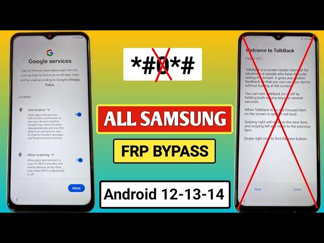 ALL SAMSUNG GALAXY FRP BYPASS 2025 ANDROID 11-12-13-14 WITHOUT PC | NO CODE *#0*# - NOT TALKBACK