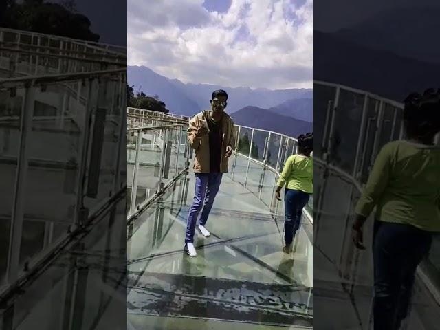 Pelling sky walk View #mountains #sikkim #pellingskywalk #pelling #travel
