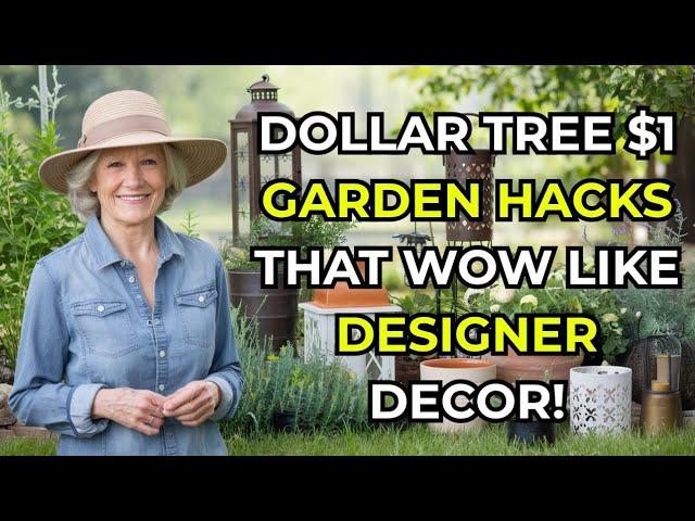 20 Incredible thrift store new Dollar Tree Garden Hacks that Looks like Designer Decor.