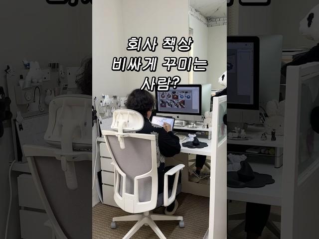 직장인 회사책상 데스크테리어 비싸게 꾸미기