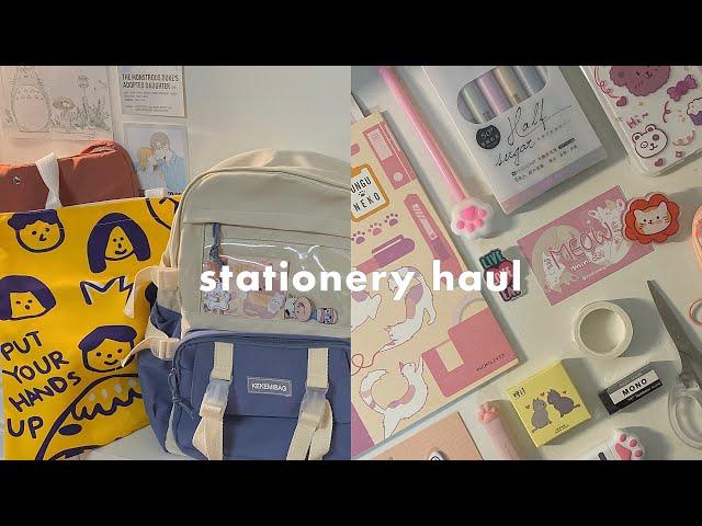 huge stationery haul  ft. stationery pal // anniversary sale (giveaway closed)